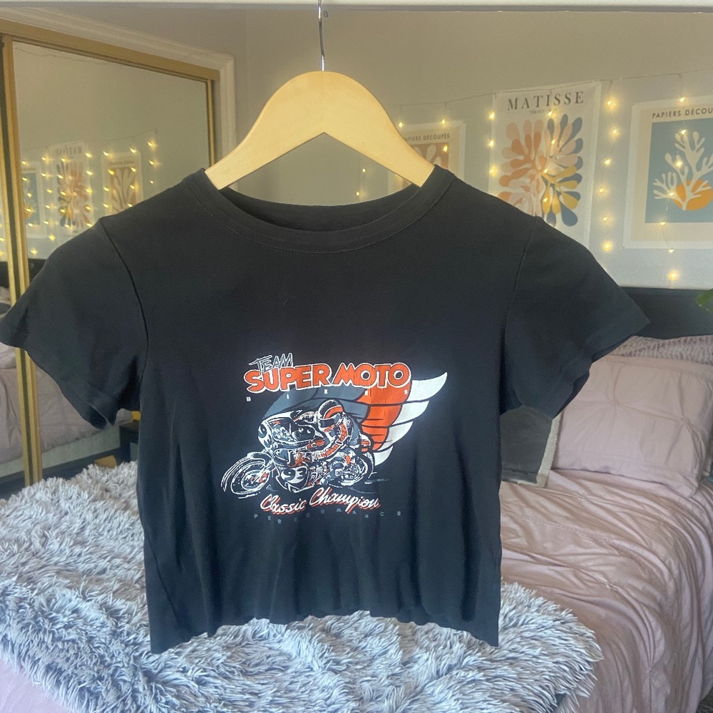 Brandy Melville SuperMoto BabyTee